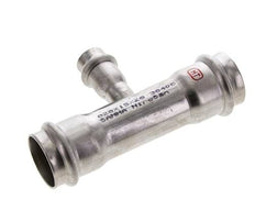 Tee Press Fitting - 15mm & 28mm Persmof - RVS