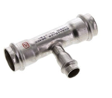 Tee Press Fitting - 15mm & 28mm Persmof - RVS