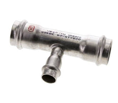 Tee Press Fitting - 15mm & 28mm Persmof - RVS