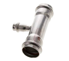 Tee Press Fitting - 15mm & 35mm Persmof - RVS