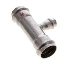 Tee Press Fitting - 18mm & 35mm Persmof - RVS