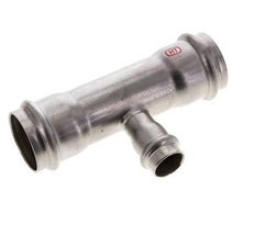 Tee Press Fitting - 18mm & 35mm Persmof - RVS