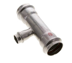Tee Press Fitting - 18mm & 35mm Persmof - RVS