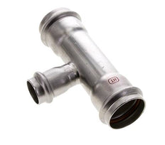Tee Press Fitting - 22mm & 35mm Persmof - RVS