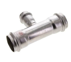 Tee Press Fitting - 22mm & 35mm Persmof - RVS
