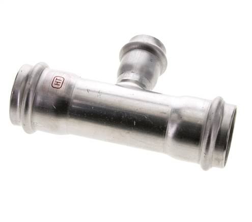 Tee Press Fitting - 22mm & 35mm Persmof - RVS