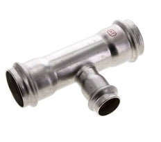 Tee Press Fitting - 22mm & 35mm Persmof - RVS