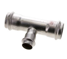 Tee Press Fitting - 22mm & 35mm Persmof - RVS