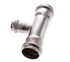 Tee Press Fitting - 22mm & 35mm Persmof - RVS