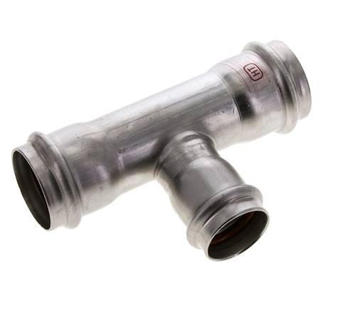 Tee Press Fitting - 28mm & 35mm Persmof - RVS