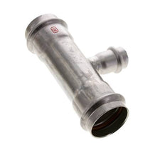 Tee Press Fitting - 22mm & 42mm Persmof - RVS