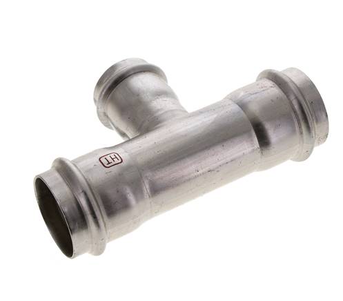 Tee Press Fitting - 35mm & 42mm Persmof - RVS