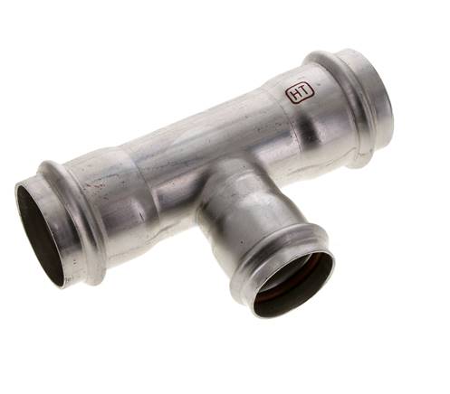 Tee Press Fitting - 35mm & 42mm Persmof - RVS