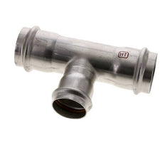 Tee Press Fitting - 35mm & 42mm Persmof - RVS