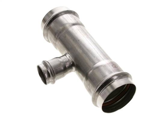 Tee Press Fitting - 28mm & 54mm Persmof - RVS