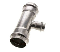 Tee Press Fitting - 28mm & 54mm Persmof - RVS