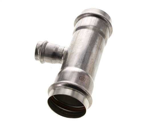 Tee Press Fitting - 28mm & 54mm Persmof - RVS