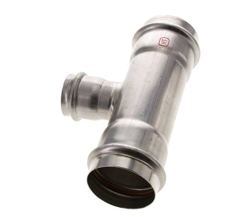Tee Press Fitting - 35mm & 54mm Persmof - RVS