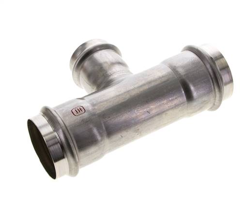 Tee Press Fitting - 42mm & 54mm Persmof - RVS
