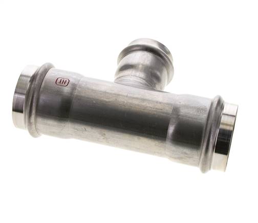 Tee Press Fitting - 42mm & 54mm Persmof - RVS