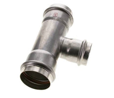 Tee Press Fitting - 42mm & 54mm Persmof - RVS