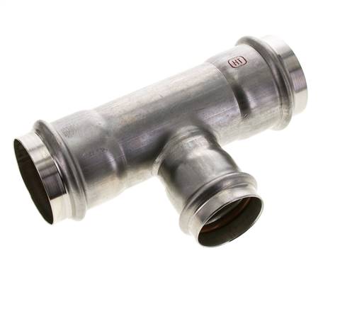 Tee Press Fitting - 42mm & 54mm Persmof - RVS