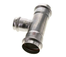 Tee Press Fitting - 42mm & 54mm Persmof - RVS
