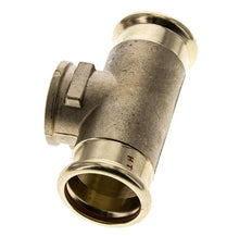 Tee Press Fitting - 35mm & Rp 1'' Persmof - Koperlegering