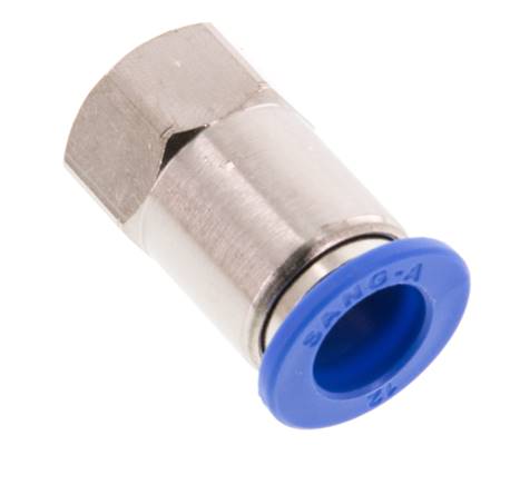 12mm x G1/4'' Messing/PA 66 Insteekfitting Binnendraad NBR [2 Stuks]