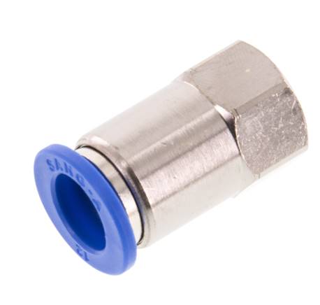 12mm x G1/4'' Messing/PA 66 Insteekfitting Binnendraad NBR [2 Stuks]