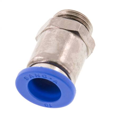 10mm x G1/4'' Messing/PA 66 Insteekfitting Buitendraad NBR [2 Stuks]