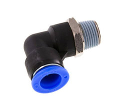 1/2'' x 3/8'' NPT 90 graden L-verbinding Messing/PBT Insteekfitting Buitendraad Draaibaar NBR [2 Stuks]