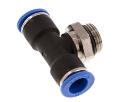10mm x G3/8'' inline T-stuk Messing/PA 66 Insteekfitting Buitendraad Draaibaar NBR