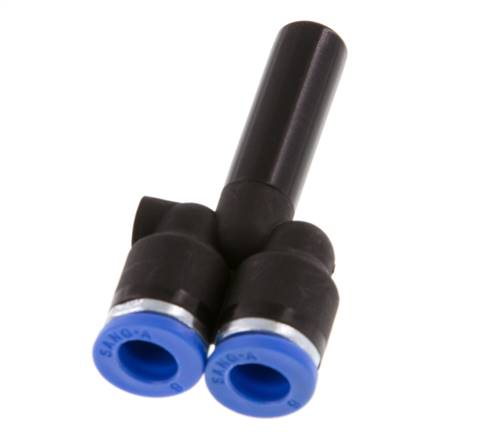 6mm x 8mm Y-koppeling PA 66 Insteekfitting Plug NBR [2 Stuks]