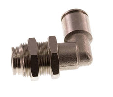 8mm 90 graden L-verbinding Messing Insteekfitting Schotdoorvoer NBR