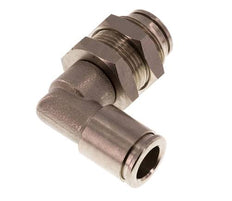 8mm 90 graden L-verbinding Messing Insteekfitting Schotdoorvoer NBR