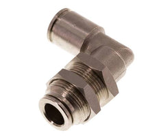 8mm 90 graden L-verbinding Messing Insteekfitting Schotdoorvoer NBR