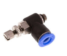 L-stuk Regelventiel 6 mm - M5 Regeling-Uit Messing/PBT