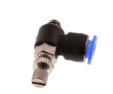 L-stuk Regelventiel 6 mm - M5 Regeling-Uit Messing/PBT