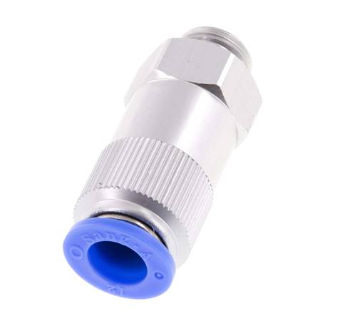 12mm & G3/8'' Regeling-In Aluminium Terugslagklep Insteekkoppeling Buitendraad 0.2-10 bar