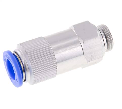 12mm & G3/8'' Regeling-In Aluminium Terugslagklep Insteekkoppeling Buitendraad 0.2-10 bar