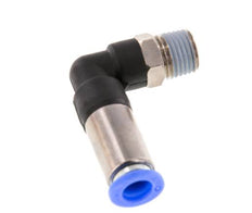 8mm & R1/4'' Zelfsluitende L-insteekkoppeling Vernikkeld messing/PBT buitendraad 0-10 bar