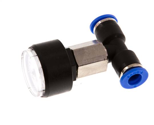 Manometer Recht 6 mm 0-10 bar