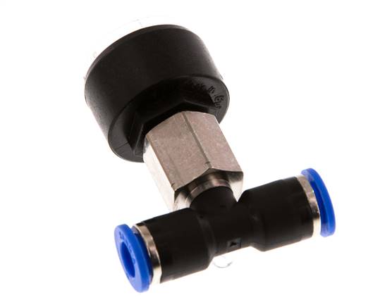 Manometer Recht 6 mm 0-10 bar