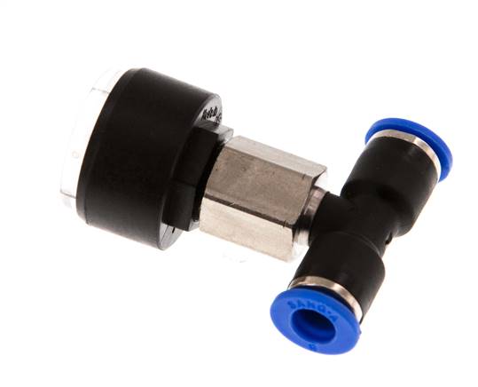 Manometer Recht 6 mm 0-10 bar