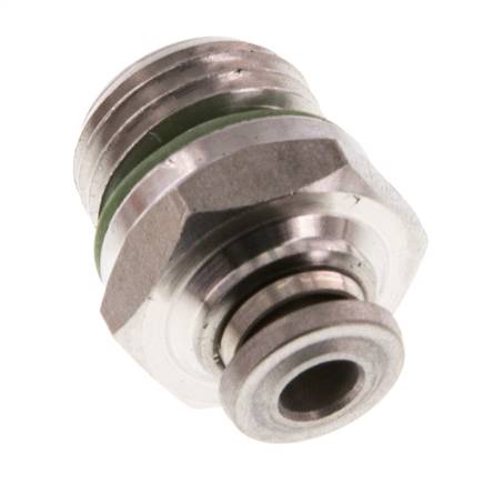 4mm x G1/4'' RVS Insteekfitting Buitendraad FKM