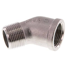 Rp 3/4'' x R 3/4'' F/M RVS L-Fitting 45graden 16 Bar