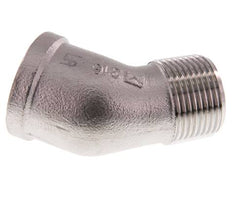 Rp 3/4'' x R 3/4'' F/M RVS L-Fitting 45graden 16 Bar
