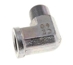 3/8'' NPT x 3/8'' NPT M/F Verzinkt Stalen L-Fitting 90graden 210 Bar - Hydrauliek