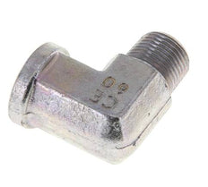 3/8'' NPT x 3/8'' NPT M/F Verzinkt Stalen L-Fitting 90graden 210 Bar - Hydrauliek
